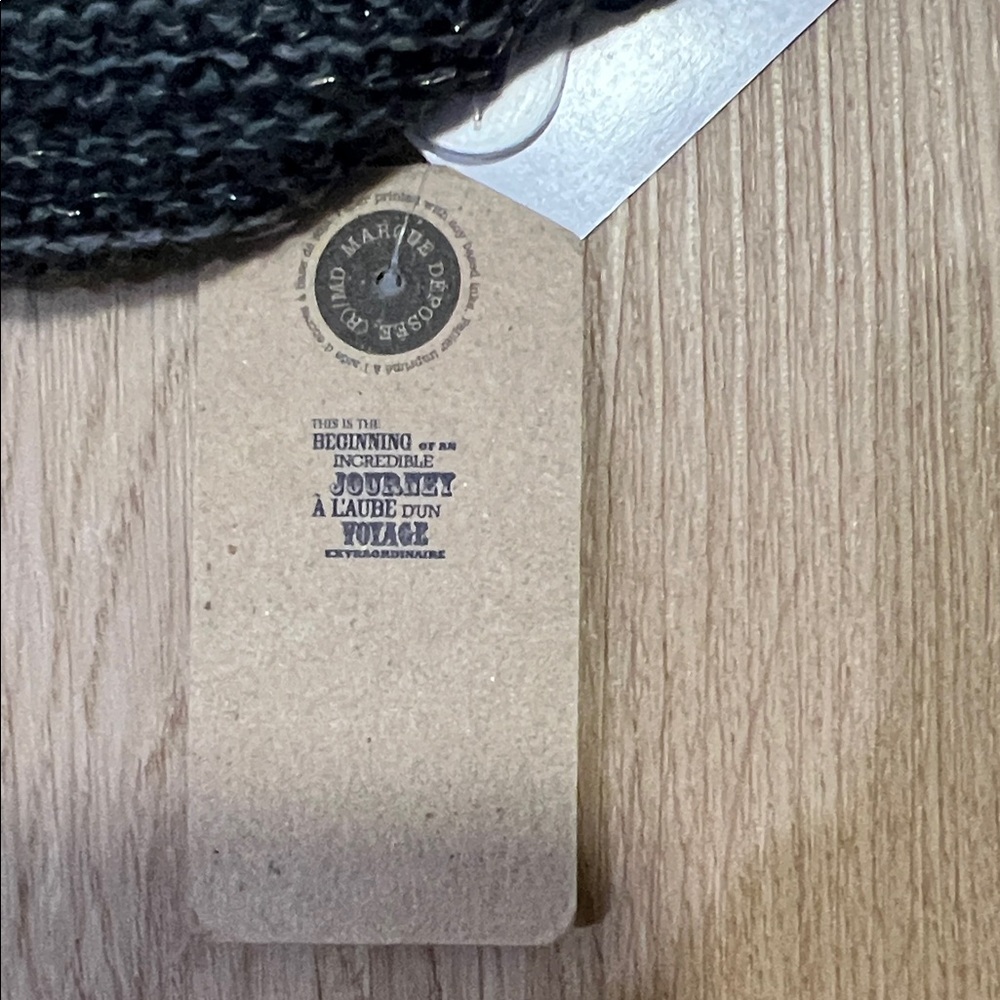 Sears Black and Gray Woven French Beret Hat - Picture 7 of 10